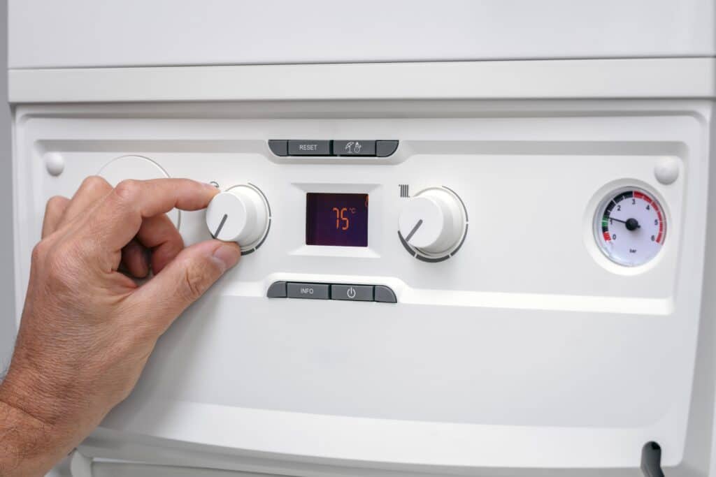 Termostaatin säätö.